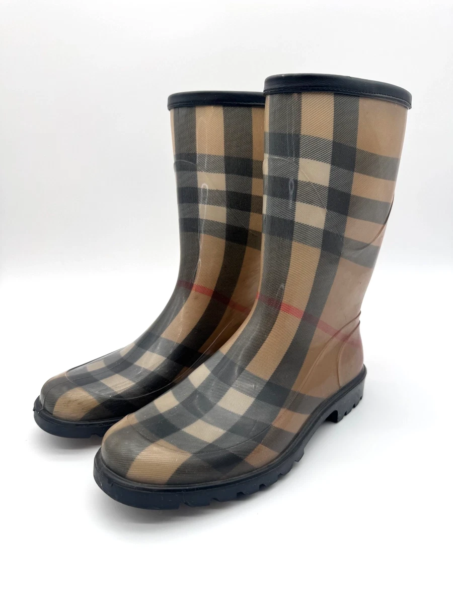 Burberry Women's Check Rain Boot for sale | eBay