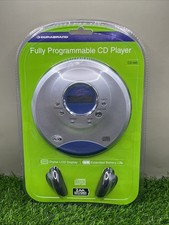 SEALED Durabrand CD-565 Portable CD Player Digital Audio Programmable Blue