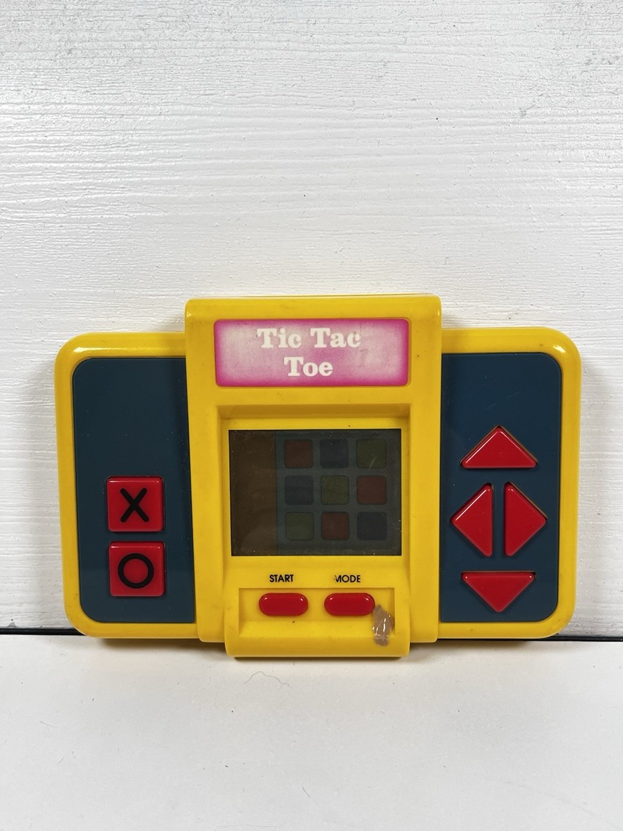 Tic Tac Toe Game Handheld Electronic Tic Tac Toe Playtime 1990