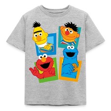 Sesamstraße Kacheln Ernie und Bert Kinder T-Shirt