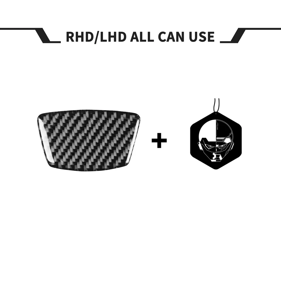 Cubierta de moldura de panel de pilar de puerta exterior de fibra de carbono real para Acura MDX 2014-2020 Foto 4 de 4