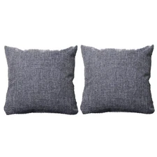 Linen Throw Pillow Covers – 2-Pack Decorative Cushion Covers for Sofa & Bed