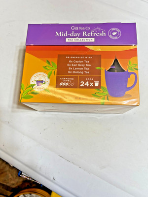 Gya Tea Co Mid-day Refresh Variety Pack  4 Flavors Total 24 Pods FREE SHIP
