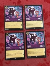 4x Lorcana Whispers in the Well - Mushu - Braggin' Dragon - 46/204 x4