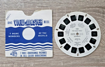 THE BLACK FOREST GERMANY 1955 SAWYER'S VIEWMASTER REEL 1521 IN SLEEVE R113