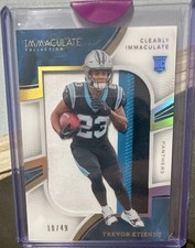 2025 Panini Immaculate Clearly Rookie Jerseys Trevor Etienne /49 Panthers