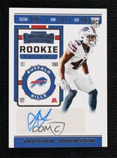2019 Panini Contenders Rookie Ticket Jaquan Johnson #244 Auto 0vs5