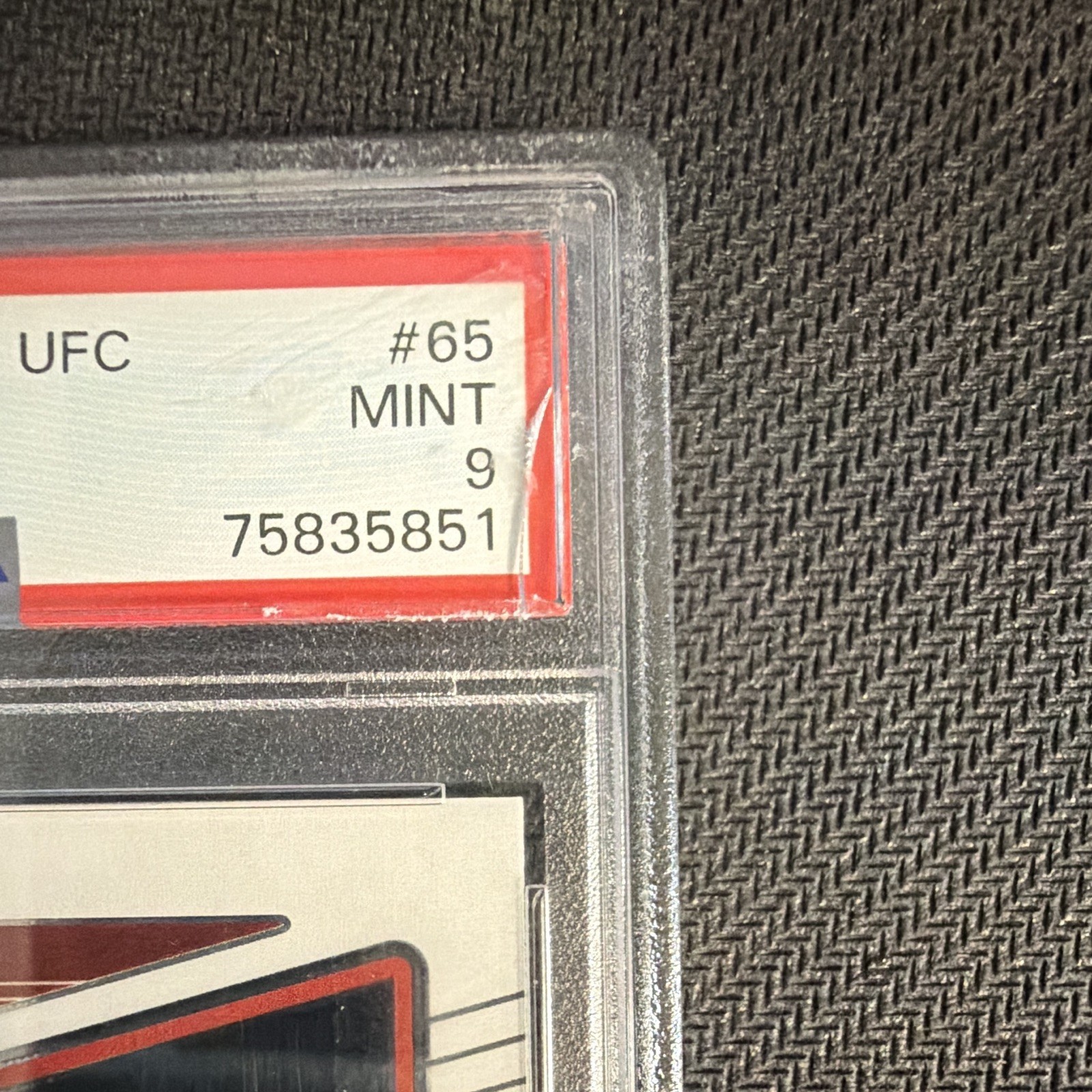 Panini 2022 Donruss Optic UFC Jon Jones #65 PSA 9 Graded Sports Card view 2