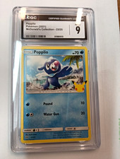 Popplio 23/25 McDonald's Collection English Holo Promo CGC 9 Pokemon Card 2021