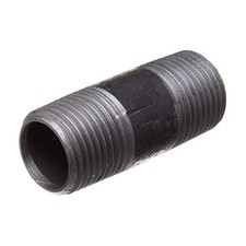 GRAINGER APPROVED 793EZ0 Black-Coated Steel Pipe Nipple 793EZ0