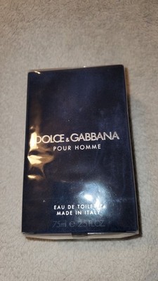 Dolce & Gabbana Pour Homme Eau De Toilette 2.5 oz Brand New 75ml
