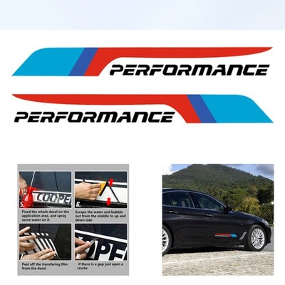 For Bmw e46 e90 e39 f30 f10 e70  M Performance Car Door Sticker Decal 50*22CM