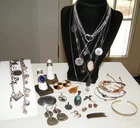 Vintage 30Pc STERLING SILVER JEWELRY LOT Silpada-Silverbird-PAZ-Mexico-Italy