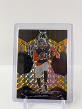 2024 Panini Mosaic Jaylon Johnson Mosaic Choice Black Gold #/8