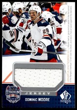 2014-15 SP Game Used #SS-DM Dominic Moore Stadium Series Materials Jerseys MEM