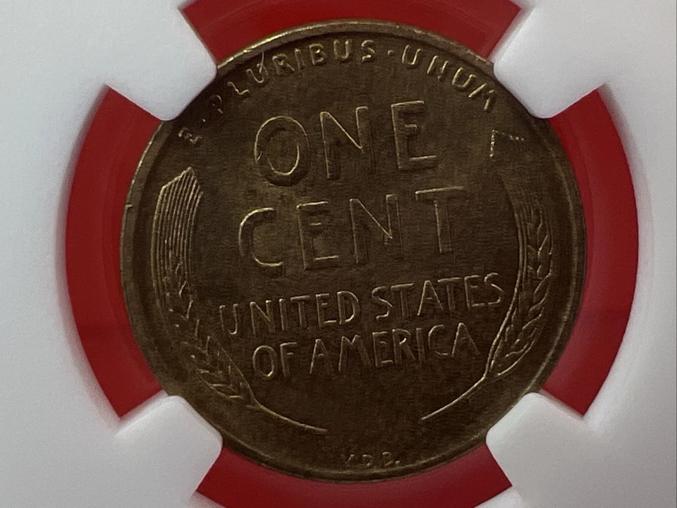 1909 VDB Lincoln Wheat Cent NGC MS63 RB Toned Gem - Image 2 of 4