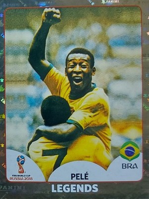 Panini WM 2018 World Cup Russia-FIFA World Cup Legend Sticker 680 Pelé