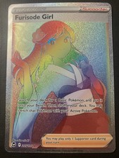 Furisode Girl 205/195 Pokemon Sword & Shield Silver Tempest 2022 Holo Rainbow NM on eBay