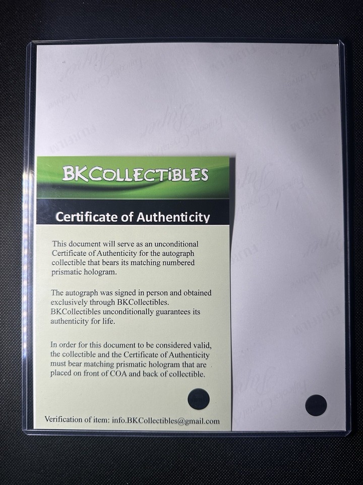 Sydney Sweeney in The Voyeurs Noode Crop Original Authentic Autograph