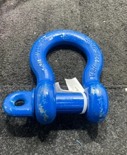 Campbell 1-3/4" Work Load Limit 25 Ton Screw Pin Anchor Shackle Blue Durable