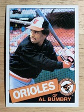 1985 Topps #726 Al Bumbry