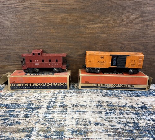Coche caja de operaciones de posguerra Lionel AT&SF 63132 Santa Fe naranja X3464 6257 caboose | Zustand: Used