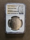 1921 Morgan Silver Dollar BU 100th Ann 2021 Special Label MS Unc NGC
