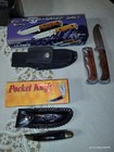 Mixed Lot Hunting & Pocket Knives + Hatchet w/ Sheaths. Total 10 Pieces (Lot 2) — photo 2