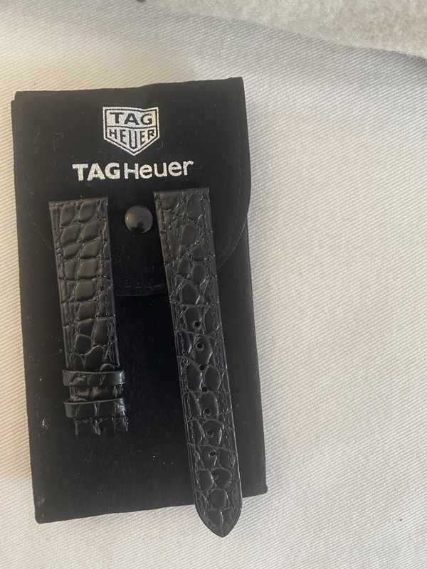 Tag Heuer Black Watch Leather Band 17.5mm
