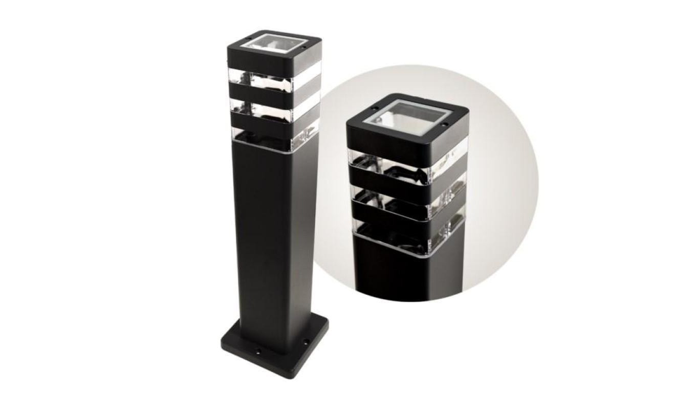Garden Post Santa 1x E27 50cm Black 013653