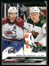 2023-24 Upper Deck #200 Nathan MacKinnon / Kirill Kaprizov CL