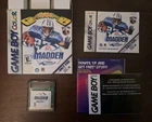 Madden 2001 Game Boy Color with Box and Instruction Manual