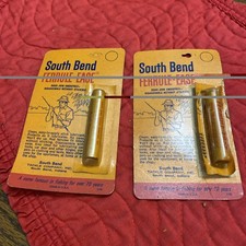 VINTAGE SOUTH BEND TACKLE COMPANY FISHING ROD FERRULE EASE UNUSED New set of 2