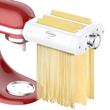Pasta Attachment 3-in-1 Maker with Sheet Roller Spaghetti Fettuccine Cutter Set