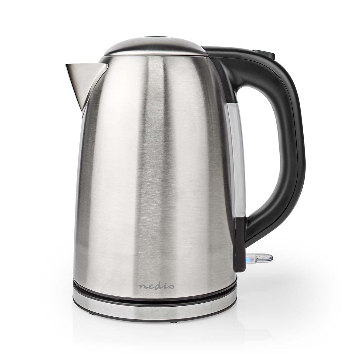 Bouilloire électrique en inox de 1,7L et 2200W avec base pivotante sans fil