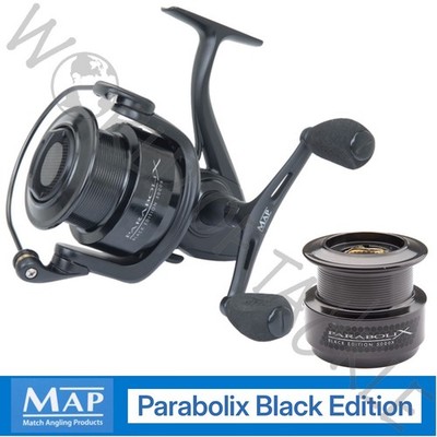 MAP Parabolix Black Edition 5000X Reel Feeder Float Match Fishing + Spare Spool