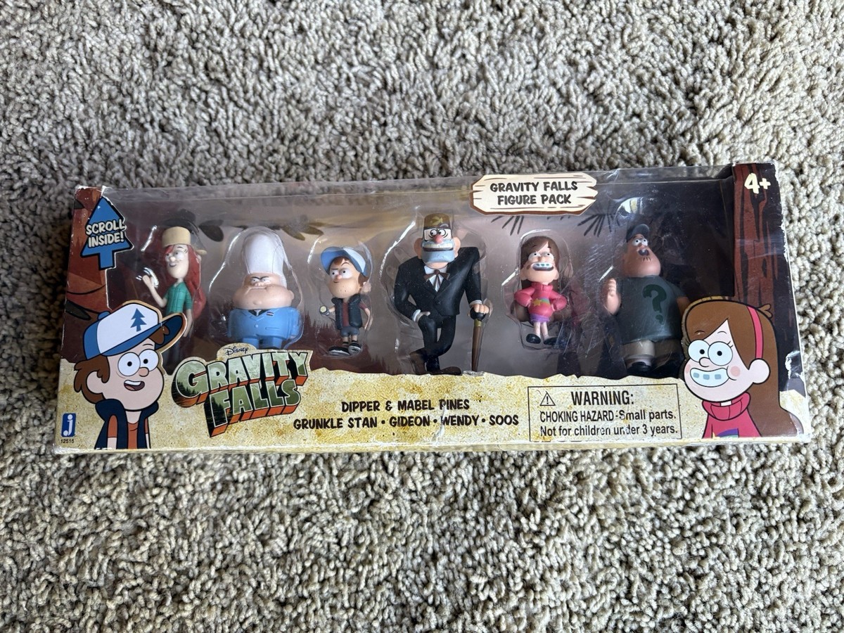 Gravity Falls Jazwares 6-Figure 2” Pack – Sealed, Some Box Damage