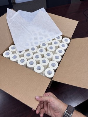 Athletic tape BULK MEGA PACK - 144 Rolls, 1.5 Inch Wide By 10 Yards/roll.