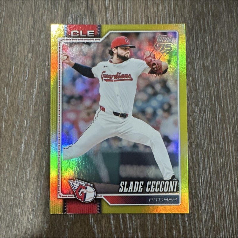 Topps Series Two 2026 Slade Cecconi Cleveland Guardians #641 Serial #/399