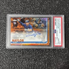 JOSH NAYLOR 2019 Topps Chrome Update RC Orange Refractor PSA 10 11/25