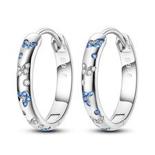 Sterling Silver Butterfly Earrings Small Dainty Huggie Hoop Hypoallergenic Cute