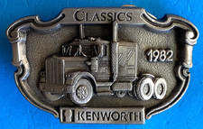 VINTAGE KENWORTH W900 TRUCK BELT BUCKLE
