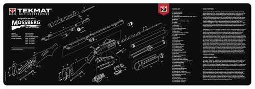 Tekmat Armorers Bench Mat 12"x36" Mossberg 500 Shotgun 36-MOSS