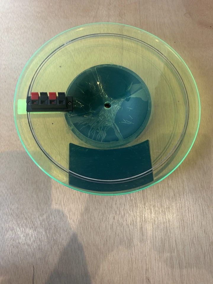 Pintech Visulite Professional Cymbal - 11” Single Zone Splash Cymbal - green - Image 2 of 4