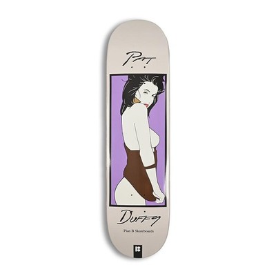 Plan B Duffy Girl Skateboard-Deck 8.25'' Popsicle Decks Kanadischer Ahorn