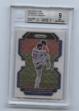 2022 Panini Prizm - Clayton Kershaw #2 White Wave Prizm, BGS GRADE 9
