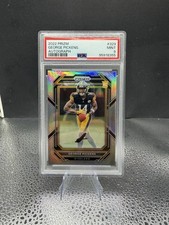2022 Panini Prizm - Rookies George Pickens #329 Silver Prizm Autographs PSA 9