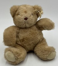 Vintage 1985 Gund Brown Teddy Bear Wind-up Musical Plush Toy Works Made In Korea