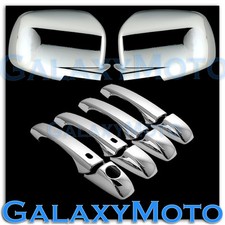 Chrome Mirror4 Door Handlesmartwo Psg Keyhole Cover For 09-12 Dodge Journey