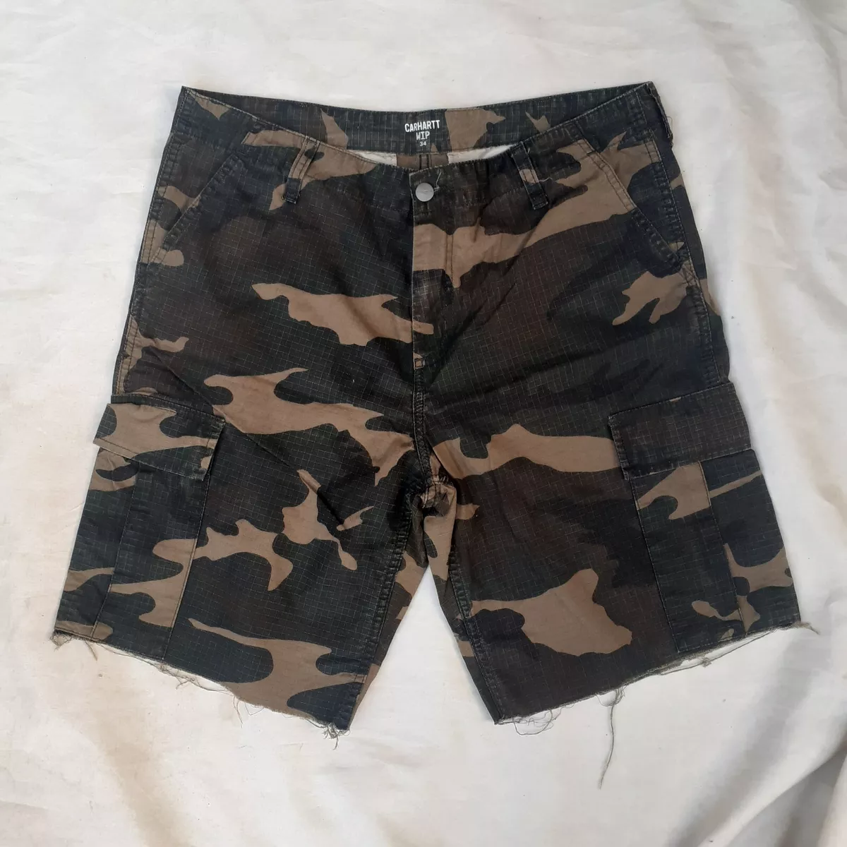 Men's carhartt camo 2025 cargo shorts